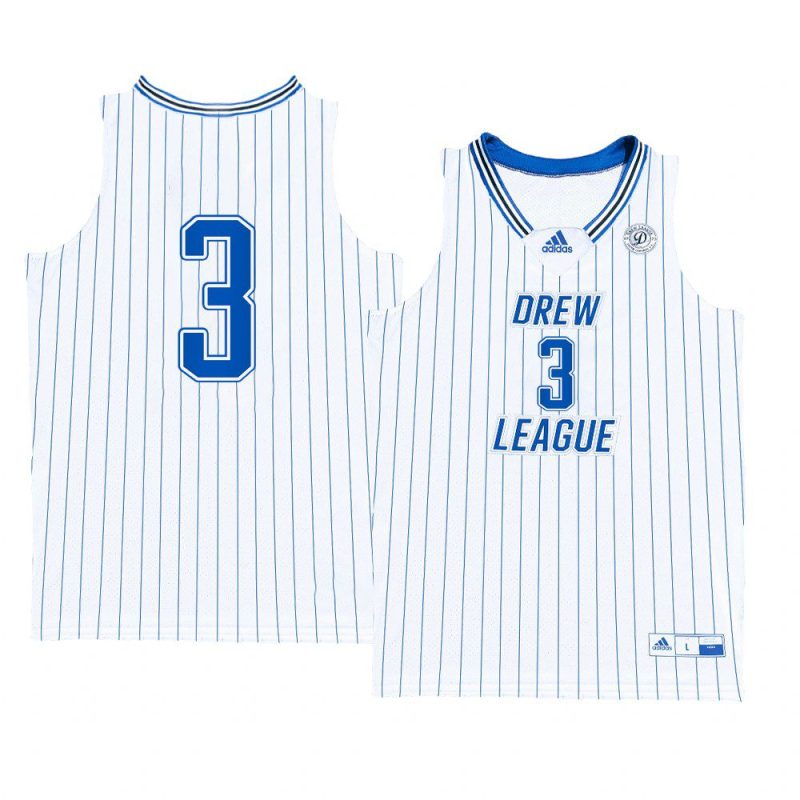 trae young drew league alumni basketball whitejersey white