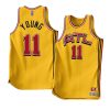 trae young gold earned edition jersey