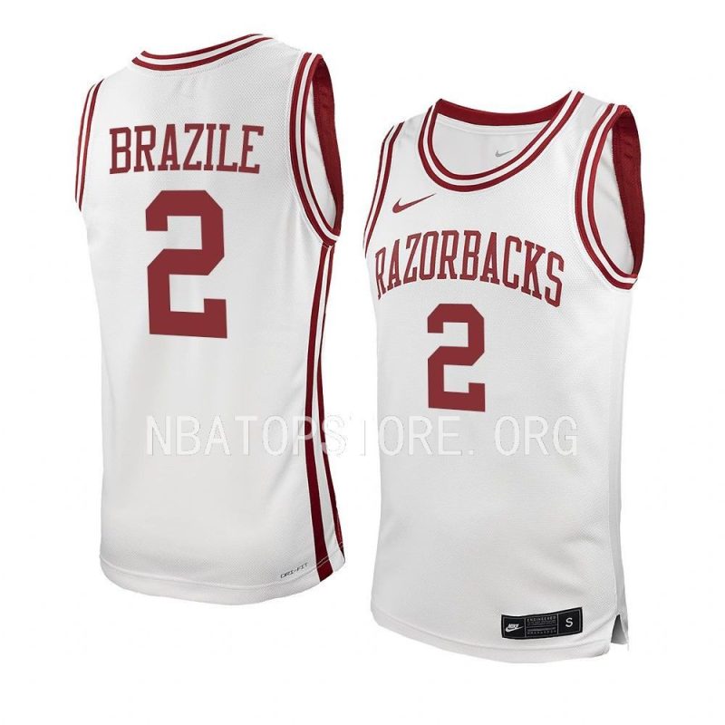 trevon brazile replica jersey college basketball white 2022 23