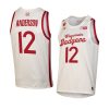 trevor anderson throwback replica jersey college basketball white