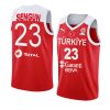 turkey 2022 fiba basketball world cup alperen sengun red away jersey