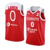 turkey 2022 fiba basketball world cup shane larkin red away jersey