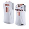 ty jerome jersey 2019 men's basketball champions virginia cavaliers white