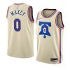 tyrese maxey jersey earned edition cream 2020 21