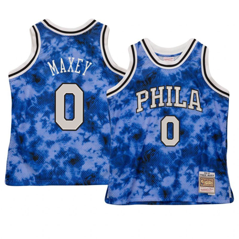 tyrese maxey jersey galaxy blue