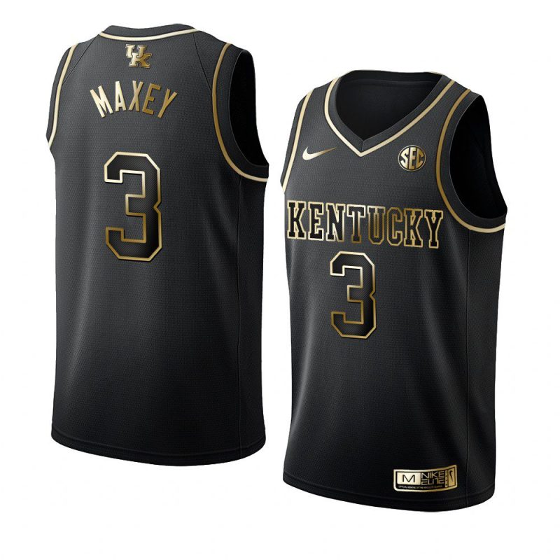tyrese maxey jersey golden edition black college basketball men's