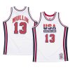 usa basketball 1992 olympics basketball chris mullin white authentic jersey