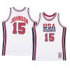 usa basketball 1992 olympics basketball magic johnson white authentic jersey
