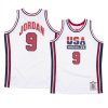 usa basketball 1992 olympics basketball michael jordan white authentic jersey