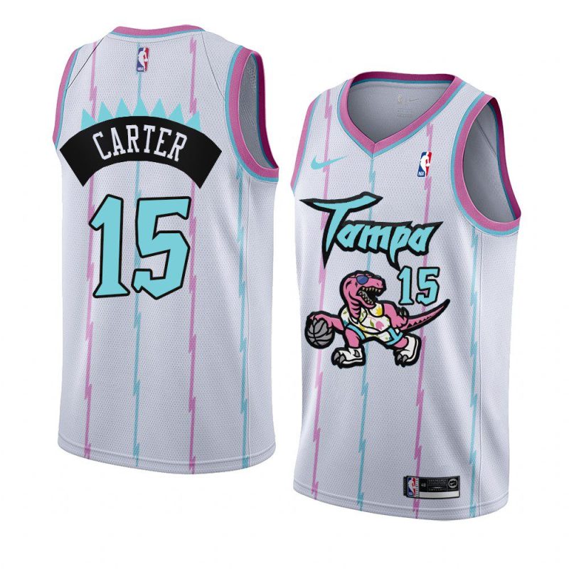 vince carter 2021 tampa city jersey white