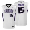 vince cartermen'swhite adidas swingman jersey