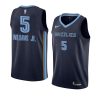 vince williams jr. grizzlies icon edition navy 2022 nba draft jersey