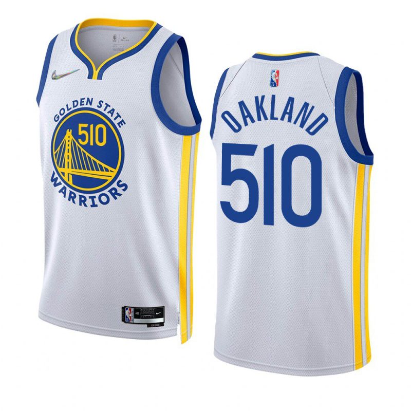 warriors 510 oakland pride whitejersey white