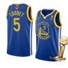 warriors kevon looney 2022 nba finals champions royalicon jersey