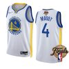 warriors moses moody 2022 nba finals whitegold blooded jersey