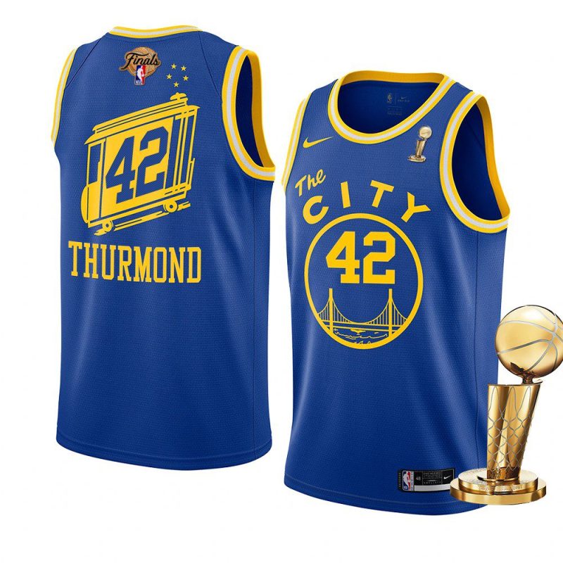 warriors nathaniel thurmond 2022 nba finals champions royalclassic jersey