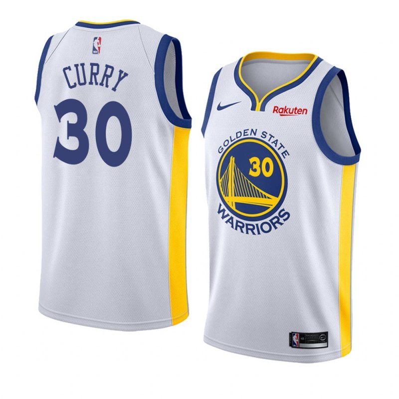 warriors stephen curry jersey association edition white