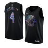 washington wizards russell westbrook black iridescent holographic jersey