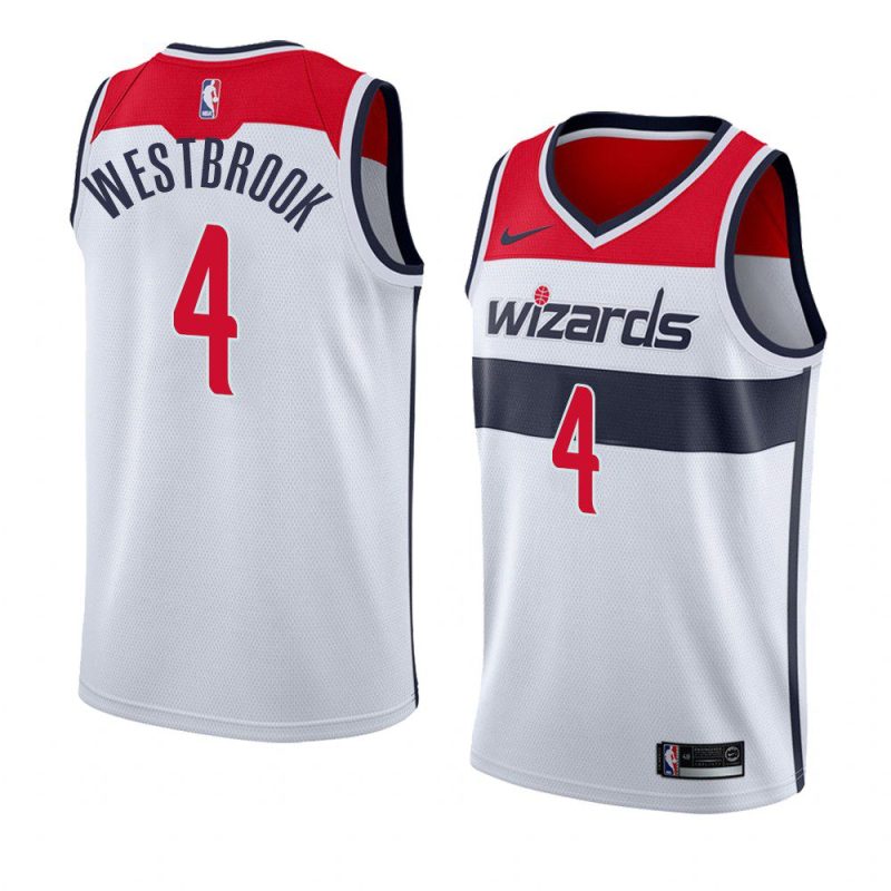 washington wizards russell westbrook white association jersey