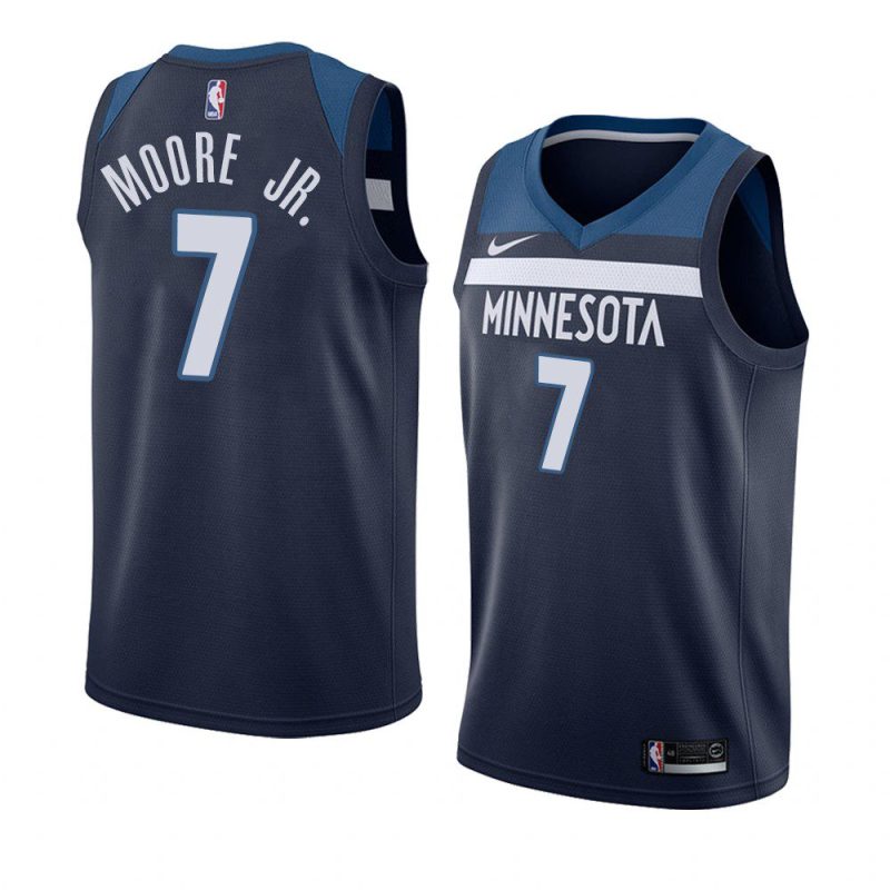 wendell moore jr. navy icon edition jersey