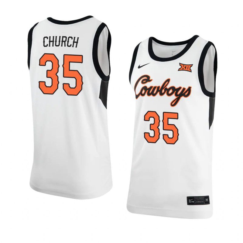 weston church retro replica jersey basketball white