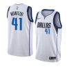 white men's dirk nowitzki 2018 2019 association jersey