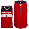 wizards 1 dad logo fathers day road jersey red