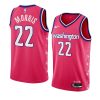 wizards monte morris pink 2022 23cherry blossom city limited edition jersey