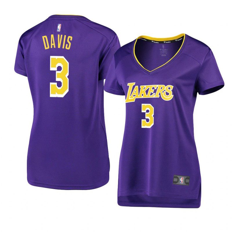 women's anthony davis purple fast break jersey