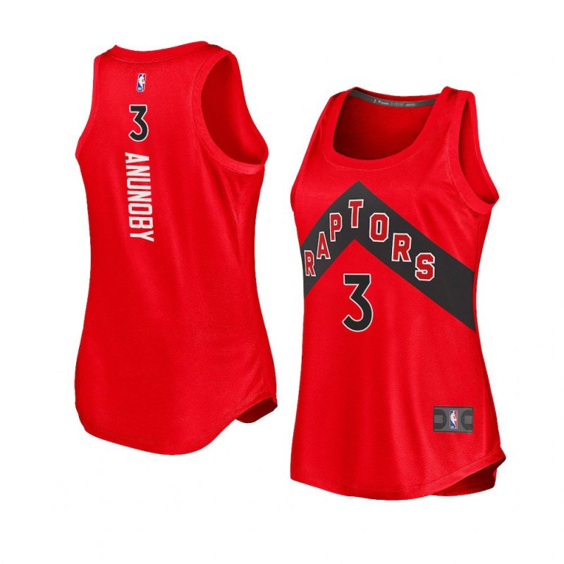 women's og anunoby red icon jersey