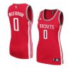 women's russell westbrook red hardwood classics jersey