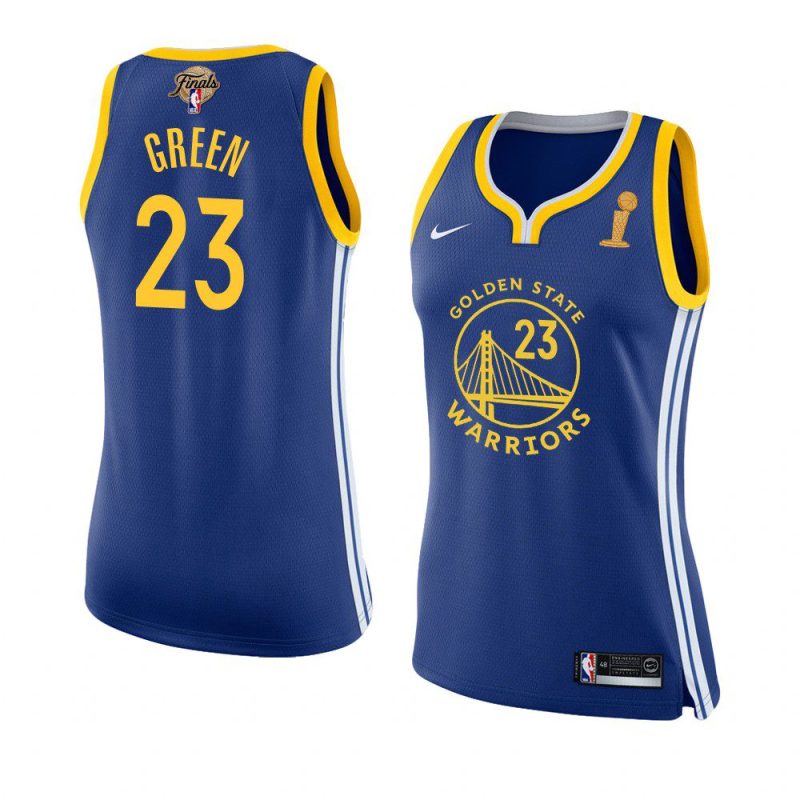 women draymond green royal 2022 nba finals champions warriorsjersey