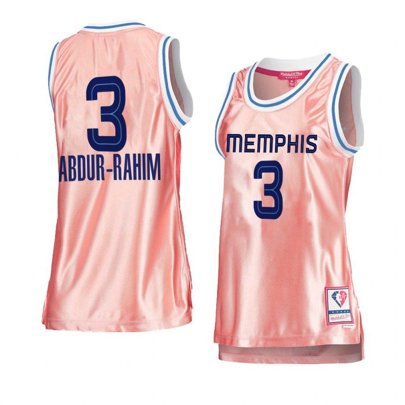 women shareef abdur rahim pink rose gold grizzliesjersey