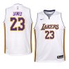 youth 2018 19 lebron james white jersey