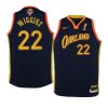 youth andrew wiggins warriors navy 2022 nba finals champions jersey