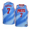 youth brooklyn nets kevin durant blue hardwood classics jersey
