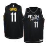 youth brooklyn nets kyrie irving new uniform black city edition jersey