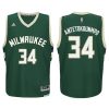 youth bucks 34 giannis antetokounmpo new season green jersey