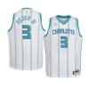 youth charlotte hornets terry rozier iii white association jersey