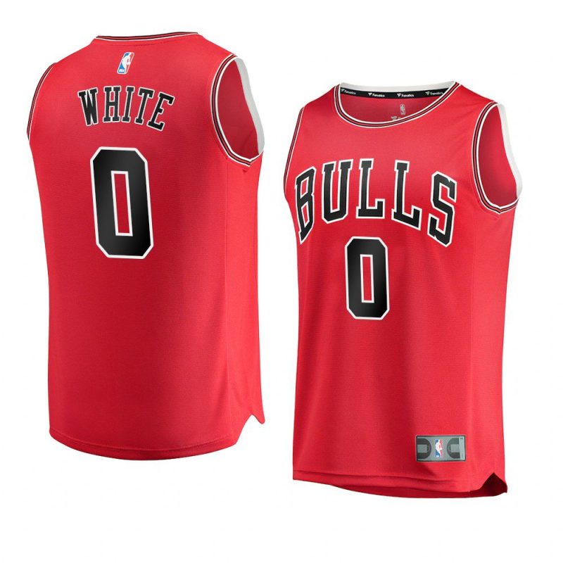 youth chicago bulls coby white replica red icon edition jersey