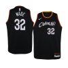 youth cleveland cavaliers dean wade black city jersey