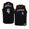 youth cleveland cavaliers evan mobley 2021 nba draft black city edition jersey
