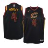 youth cleveland cavaliers evan mobley 2021 nba draft black statement edition jersey