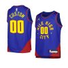 youth custom nuggets blue statement edition jersey 1