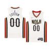 youth custom pelicans white city edition jersey