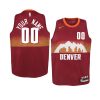 youth denver nuggets custom red city jersey