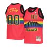 youth denver nuggets custom throwback red reload jersey