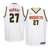 youth denver nuggets jamal murray white association edition jersey