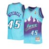 youth donovan mitchell throwback blue reload jersey