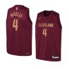 youth evan mobley cavaliers wine icon edition jersey
